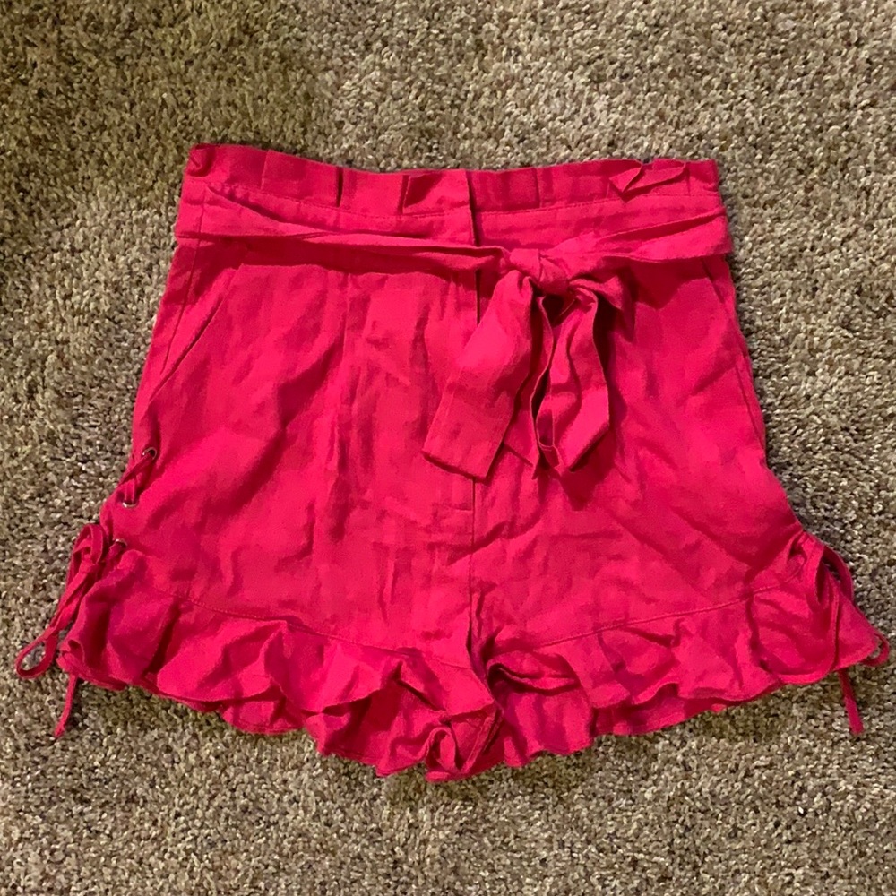 Pink Ruffle Skort